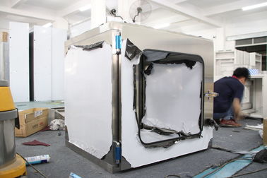 Lab Static Cleanroom Pass Box Sus201 220V 110V 50HZ Powder Coating Steel