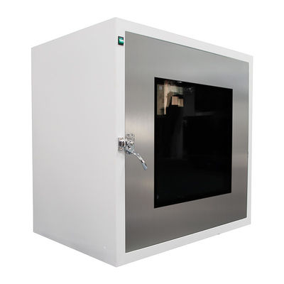 Mekanik Interlock Cleanroom Pass Box 220V Dengan Pintu Tertanam