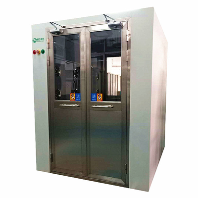YANING Powder Coated Steel Dust Removal 1500W HEPA Filter Interlock Kamar Mandi Udara Pintu Ganda Kedap Udara