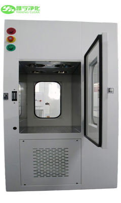 Air Shower Cleanroom Pass Box Rangka Baja 304 SUS Inner Dengan Nozel Powder Coating