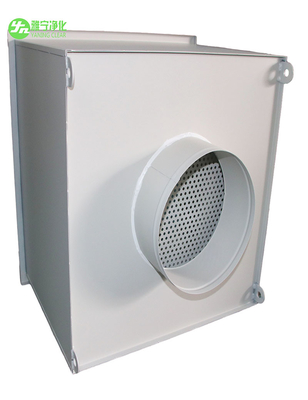 H14 HVAC Clean Room Hepa Filter Box Pemurnian Udara SUS304 Dengan Kerah