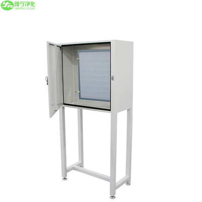 20W Clean Room Hepa Filter Box Frame Stand 500m3 / H Untuk Elektronik Medis