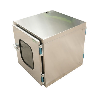 Mechanical Interlock Cleanroom Pass Box with Full Stainless Steel Construction and 600*600*600mm Internal Size