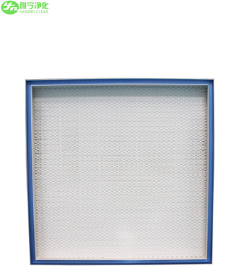 H13 H14 Fiberglass Hepa Air Filter Membersihkan Kamar 1200m3 / H Untuk Modul FFU