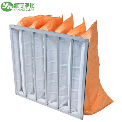 F5/M5 - F8/M8 Medium Pockets Filter Bag Filter Untuk Sistem HVAC Disesuaikan